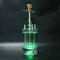 4 Hose Led Light New Electric Acrylic Tall Shisha Hookah Set Creative Gatling Shape Large Arabian Sheesha Hookah With Light