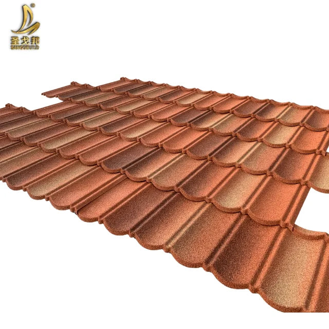 Africa Lightweight Stone Coated Roof Tiles Zinc Aluminium Roofing Sheet in Jamaica