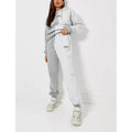 2025 Women's Clothing Thick Two Piece Sweatpants and Hoodie Set Custom logo Plus Size Sweat Jogging Suits for Women