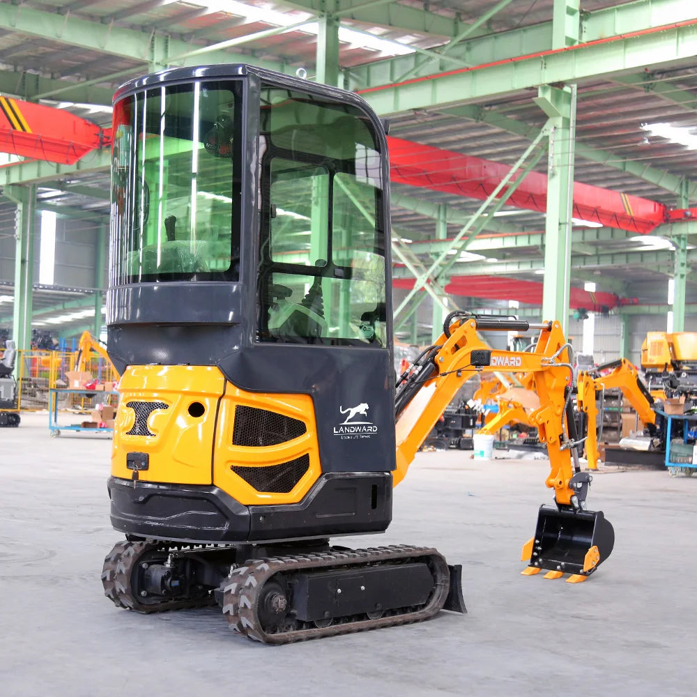 Free Shipping Used Crawler Excavator Diesel Engine Mini Micro Digger New EPA EURO 5 Farm Bagger Excavator 1.8 Ton for Sale