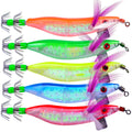 See Nice 10mm/8.1g Five-color ABS Shrimp Squid Fishing Lures for Salmon & Crucian Carp-Stream Use (old)