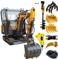 1000kg Hydraulic Mini Excavator Mini Digger Loader Bagger With Competitive Prices Meet CE/EPA Emission PC01 Upgraded Version