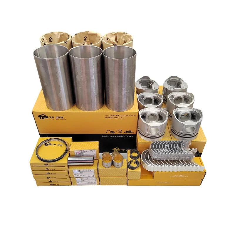 SUNORO Mitsubishi Engine Original 6D16 6D16T 6D34 6D34T 6D22 Engine Cylinder Liner Piston Kit