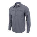 ESDY Men's Casual Outdoor Sports Quick Dry Top Vintage Breathable Lightweight Cotton Polyester Knitted Solid Print Detachable