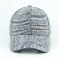 Factory Customized Dobby Striped Cotton Baseball Cap Korean Fashion 6-Panel Metal Eyelet Unisex Hat