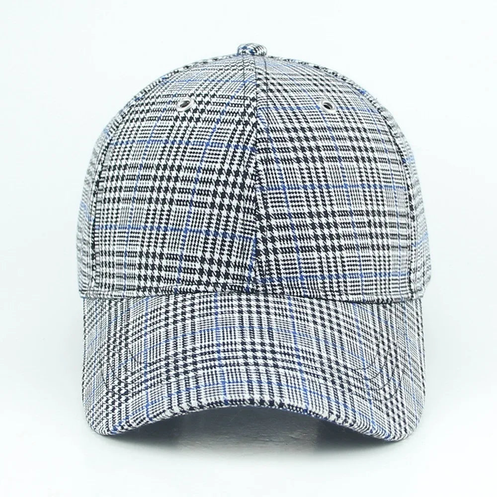 Factory Customized Dobby Striped Cotton Baseball Cap Korean Fashion 6-Panel Metal Eyelet Unisex Hat