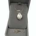 18 Inch  Wholesales Real14k Gold Filled Pendant Necklace 100% Nature Freshwater Baroque Pearl 17 mm
