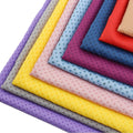 Polyester Satin Ripstop Brushed Dotted Non-Slipped Rubber Patch Backing Fabric for Car Decoration