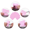 Hot Sale Disposable Pink Latex Extension Supplies Cosmetic Cotton Pads for Eye Lashes Cleansing Makeup Wipes Remover Pads