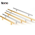 TOCO Elegant Funky Aluminum Glass Cabinet Hardware Zinc Drawer Pull Handle for Dresser & Bedroom for Kitchen & Hotel Use