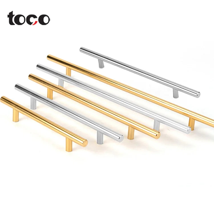 TOCO Elegant Funky Aluminum Glass Cabinet Hardware Zinc Drawer Pull Handle for Dresser & Bedroom for Kitchen & Hotel Use