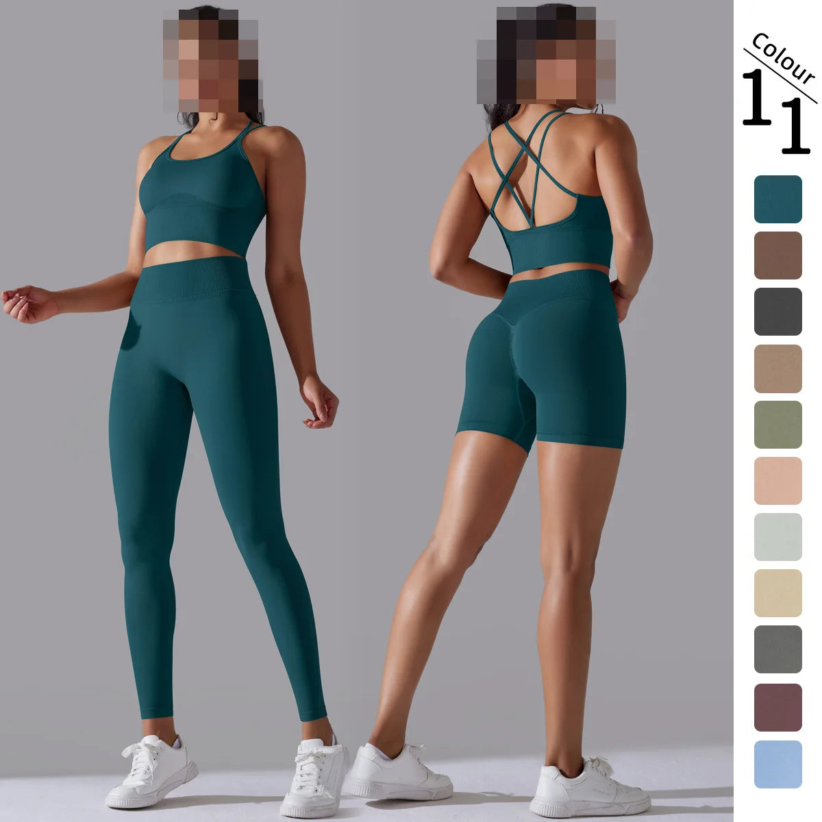 Wholesale Women Sport Wear Yoga Set Gym Sportswear Workout Sets Leggings Activewear Fitness Women Set Fitness
