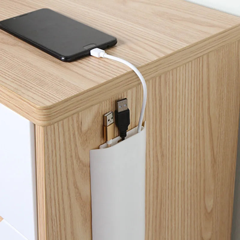 HelloWorld 2025 New Family Home Office Cable Holders Box Desktop/Office/TV/PC/Phone/Router Storage Box Storage Organizer