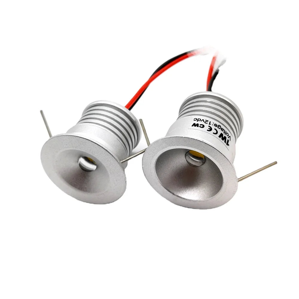 IP65 Mini Led Ceiling Lighting DC3V DC12V Aluminum Cabinet Light 1W Mini LED Recessed Spotlight Indoor Downlight