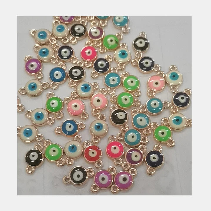 Devil Eye Connector Charms Pendant Designer Charms for BracElet NecklaceJewelry Making DIY Jewelry Findings
