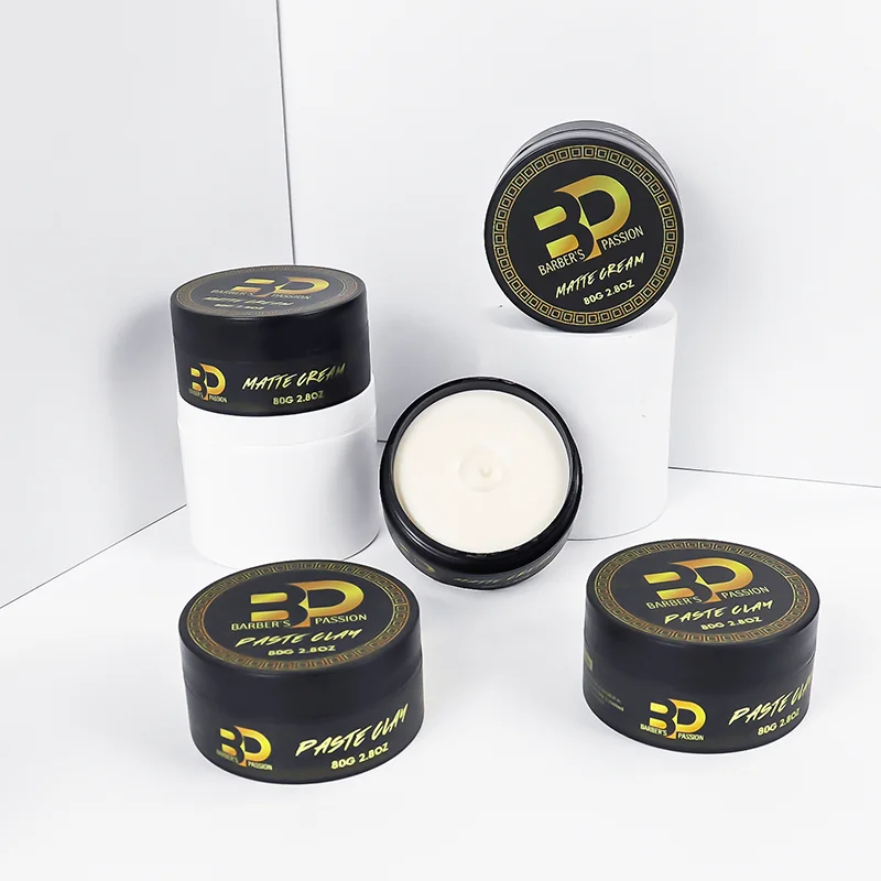 Barberpassion Professional Vegan Men's Matte Hair Clay 4 Ingredients Customize Private Label