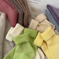 Many Colors Winter Fresh Solid Colored Terry-Loop Thick Warm Cotton Crew Sock