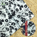 Stock 100% Cotton Textile Poplin with Simple Floral Print Woven Cotton Fabric Cheap Price for Girl's  Clothing and Dresses