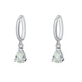 Fashion Hoop Earring Sterling Silver Earrings Dangle 925 Jewelry Zirconia Earrings Women Wholesale Gold Plated