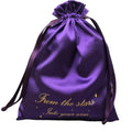 Luxurious Custom Size Purple Satin Silk Gift Bag for Storage