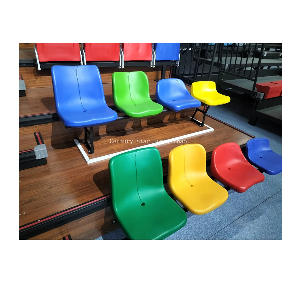Cost-effective Polymer Stadium Seat Plastic Stadium Chair Price for Bleachers