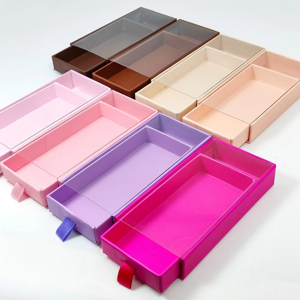 Super Quality Eyelash Case Custom Logo Eyelash Packaging Box Wholesale False Eyelashes Lash Boxes MegaBDM