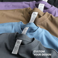 Men's 100% Cotton Oversized Heavy T-Shirt Custom Printing Boxy Fit Casual Style Plain Blank with High Quality Knitted Fabric