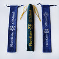 Custom Logo 6x37cm Mixed Color Soft Velvet Bag Velvet Drawstring Bag for Brush Pen