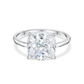 Best Selling White CZ Classic Cushion Cut Engagement Rings 925 Sterling Silver Wedding Jewelry for Girls Women