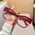QSKY Fashion Cat Eye Optical Frame Glass Blue Light Blocking Glasses 2025 Popular Multicolor Cheap Eyeglasses China