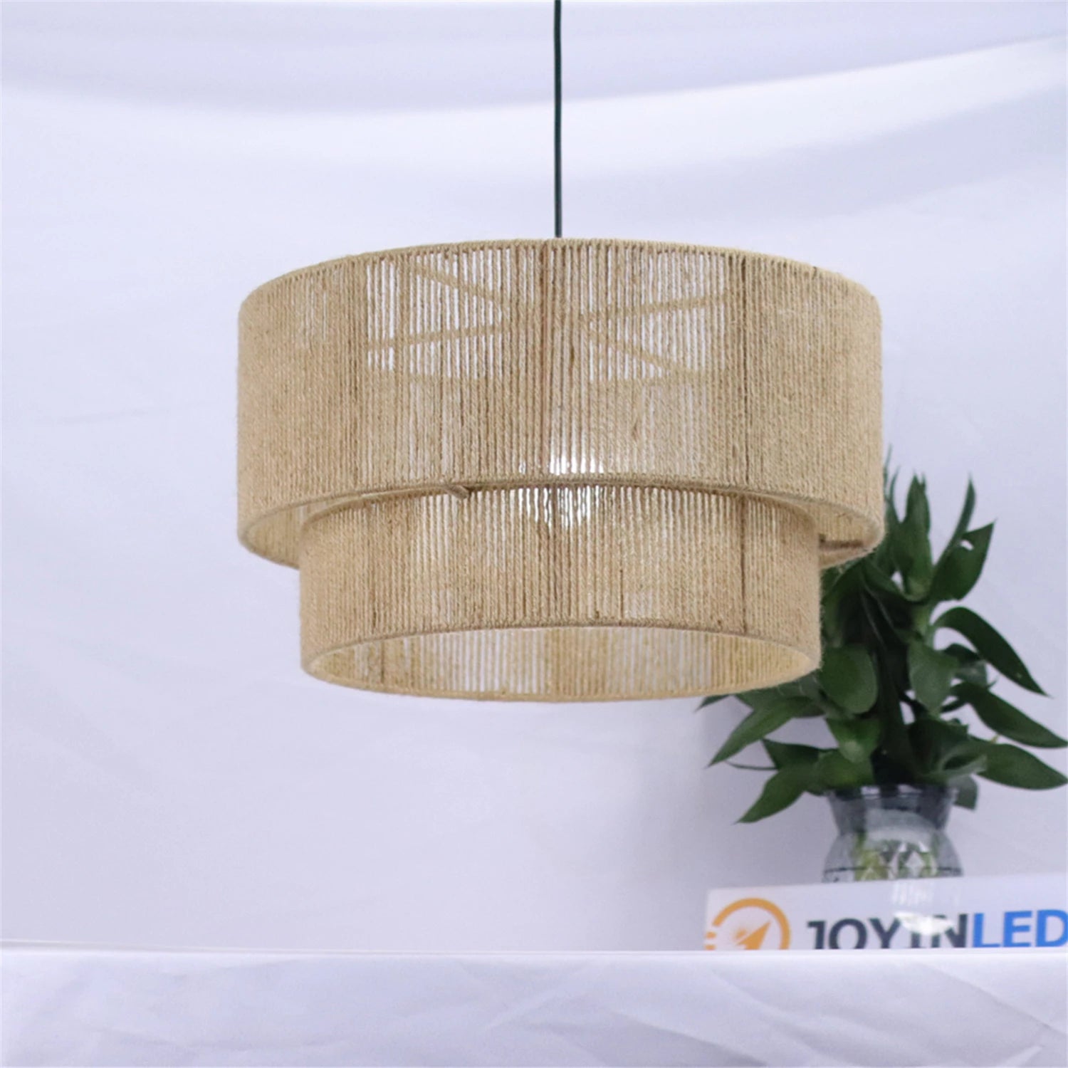 Creative Hand-woven Hemp Rope Braided Led Ceiling Lamp Japanese Style for Living Room Bedroom Dining Room Home Decorative Lights
