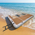 E Shape Drop Stitch Inflatable Motor Boat Station Jetski Jet Ski Dock Drop Stitch Motor Boat Floating Pontoon Platform