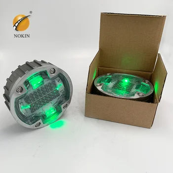 G105 Solar Road Stud Aluminum Embedded Cat Eye LED Reflective Driveway Traffic Warning Product