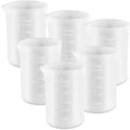 250ml Silicone Non-Stick Mixing Cups with Precise Scale for Resin DIY Craft Jewelry Making Home Kitchen Use