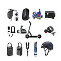 New Image Bicycle Repair Light Led Horn Mount Disc Lock Bag Kit for E-bike Rear View Mirror Cycling Accessories Bike Spare Part