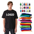 High Quality DTG Heat Transfer Screen Printing 100% Cotton Heavyweight XS-3XL Custom Logo Blank Plain T-Shirts for Men Boys