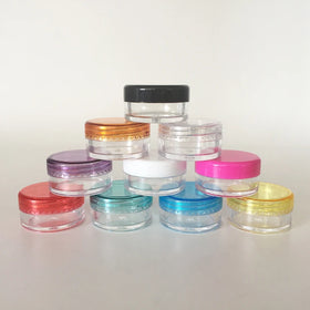 Customizable logo 5ml Plastic Cosmetic Container 5g 5grams Pots Containers for Cosmetics Glitters