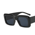 2024 New Retro Square Sunglasses for Unisex Fashionable PC Frame in Blue Black White Red Champagne with Stylish Ladies' Designs
