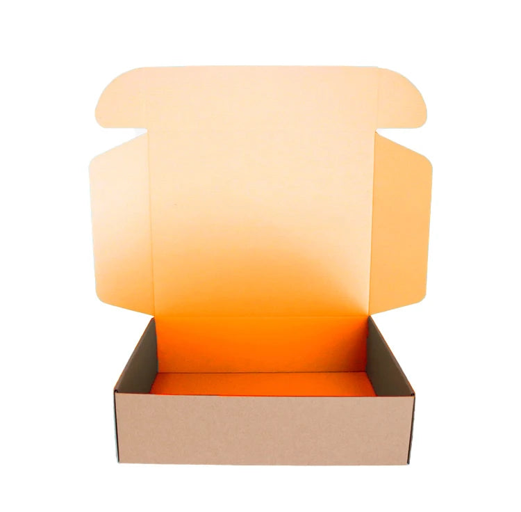 Customized Logo Gold Holographic Packaging Box Corrugated Clothing Mailer Colored Shipping Boxes for Durable Apparel Hat