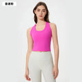 Four-way Stretch Workout Yoga Tank Top I-shaped Back Fitness Running Sportwear Sleeveless Vest