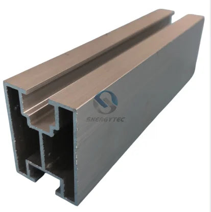 Customized Aluminum Solar Mounting Rail for Solar Panel Installation for Metal Roofs in Residential PV Projects