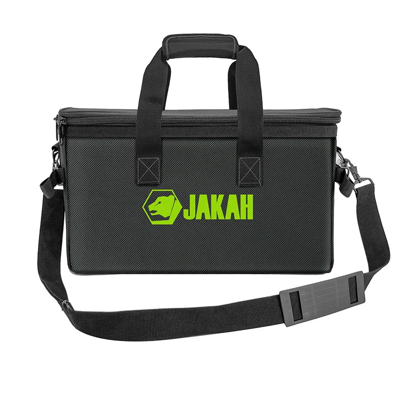 Double Fabric Small Tool Bag Close Top Wide Mouth Waterproof Electricians Repairman Tools Tote Bag OEM/ODM Supported