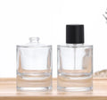 Wholesale Custom50ml 100ml  Round Transparent Perfume Glass Bottle Perfume Bottle