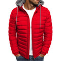 Men Coat Soild  Jackets Winter Mens Clothing Long Sleeve Jackets Men's