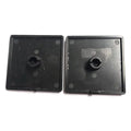 Durable Plastic 50x50 Black Square Nylon End Cap Fasteners for 10-Slot Aluminum Profile