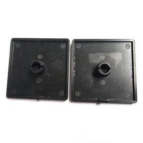 Gubo Black ABS 50x50 End Cap Covers for 10-Slot Aluminum Profile