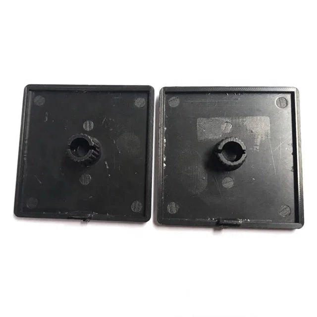 Durable Plastic 50x50 Black Square Nylon End Cap Fasteners for 10-Slot Aluminum Profile
