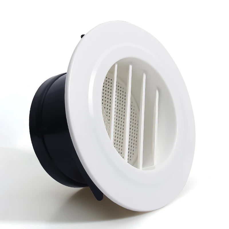 75mm ABS Round Ceiling Roof Air Vent Outlet for HVAC Systems for Outdoor Hospital Gym Ventilation Grilles in Air Conditioners