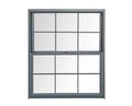 New Design Aluminum Alloy Modern Hurricane Proof Vertical Folding Windows with Stainless Steel Screen Netting Heat Insulation