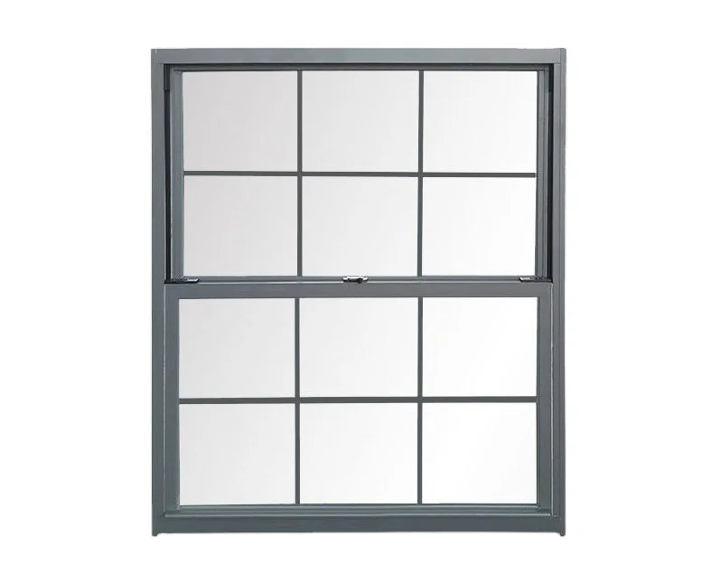 New Design Aluminum Alloy Modern Hurricane Proof Vertical Folding Windows with Stainless Steel Screen Netting Heat Insulation